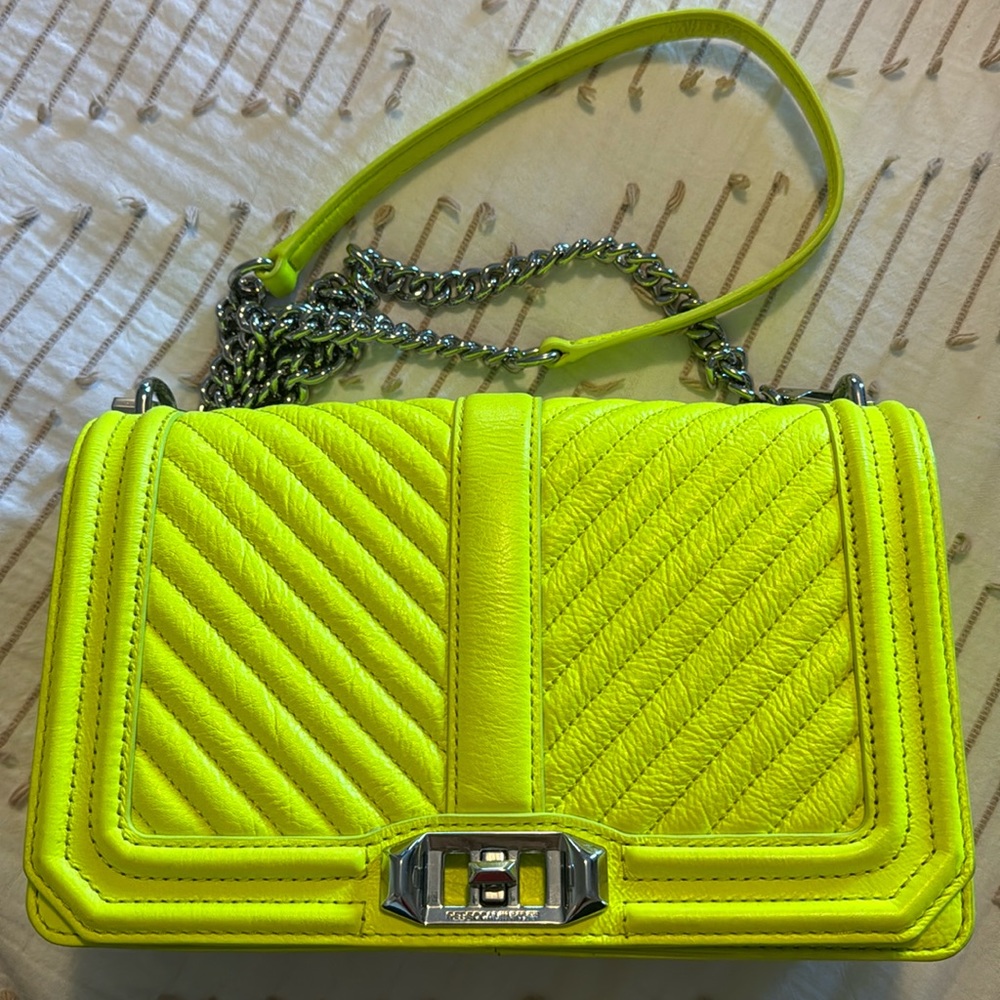 Rebecca Minkoff large love chevron bag